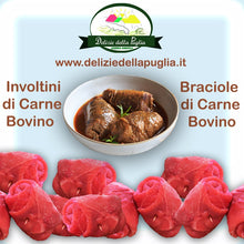 Carica l'immagine nel visualizzatore di Gallery, La Regina del Ragù Barese uniche le Braciole alla barese di Bovino direttamente a casa tua, unica Brasciole pugliese una vera delizia della puglia da nonna gina