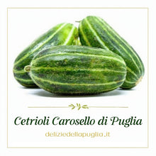 Carica l'immagine nel visualizzatore di Gallery, Ecco i Cetrioli Caroselli dalla Puglia, prodotto Tipico direttamente a casa tua una vera Delizia della Puglia direttamente a casa tua la freschezza in tavola.
