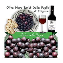 Carica l'immagine nel visualizzatore di Gallery, Olive nere dolci da Friggere - Olive nolche della Puglia - Olive Nolca con tante Delizie della Puglia da Bisceglie