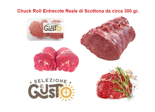 Chuck Roll Entrecote Reale di Scottona da circa 300 gr. - 0958100332 da selezione del gusto e Sapore di Puglia