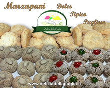 Carica l'immagine nel visualizzatore di Gallery, I Marzapane Mandorlati di pasta reale di mandorle della Terra di Puglia vere Delizie della Puglia perfetti come idea regalo