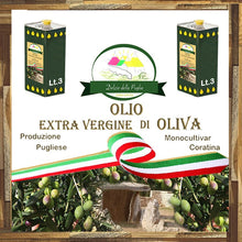 Carica l'immagine nel visualizzatore di Gallery, il migliore Olio EVO si trova in Puglia Acquista una lattina da 3 Lt. di Olio Extravergine di Oliva te lo portiamo direttamente a casa tua con tante Delizie della Puglia 0958EVO3LT
