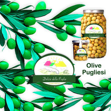 Carica l'immagine nel visualizzatore di Gallery, Le Olive da tavola della varietà " Termite di Bitetto ” dette Baresane, sono famose in quanto è una Oliva tipica della Terra di Puglia