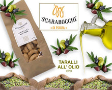 Carica l'immagine nel visualizzatore di Gallery, Taralli all’Olio di Oliva Evo e Taralli Salati da Scarabocchi di Puglia con tante Delizie della Puglia e Tarallini Salati e Dolci dalla Puglia