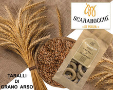 Carica l'immagine nel visualizzatore di Gallery, Taralli al grano arso da Scarabocchi di Puglia e Taralli Salati con tante Delizie della Puglia e Taralli Salati e Dolci dalla Puglia