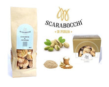 Carica l'immagine nel visualizzatore di Gallery, Taralli Dolci al Pistacchio da Scarabocchi di Puglia confezione gr. 250 una delle Delizie della Puglia a Bisceglie - 0958200103 Tarallo Dolce e Salato