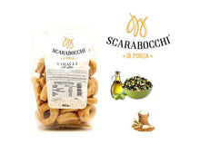 Carica l'immagine nel visualizzatore di Gallery, Taralli all'Olio Pugliesi gr. 400 da Scarabocchi di Puglia sono Delizie della Puglia a Biscegli - 0958200001 Prodotti tipici pugliesi