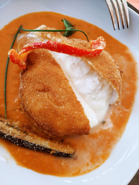 Burrata Pugliese di Andria panata e fritta Delizia della Puglia