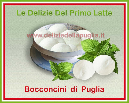 Speciali e Gustosi i Bocconcini di Latte Pugliese, prodotto caseario tra Andria, Altamura e Bisceglie, è una vera Delizia della Puglia