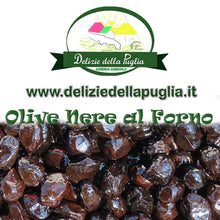 Carica l&#39;immagine nel visualizzatore di Gallery, Ecco le Olive nere al Forno sono Olive nolche della Puglia e Olive Nolca con tante Delizie della Puglia da Bisceglie
