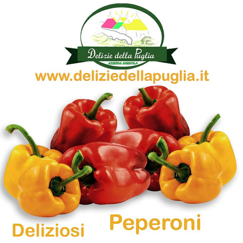 Una Vera Delizia di Puglia il Peperone Pugliese direttamente a casa tua in confezione 500 gr. vere Delizie della Puglia da Bisceglie