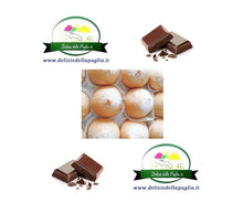 Carica l&#39;immagine nel visualizzatore di Gallery, I Sospiri Pugliesi o le Tette delle Monaca al Cioccolato in confezione da 8 Pz. – 09581000202 – Delizie della Puglia
