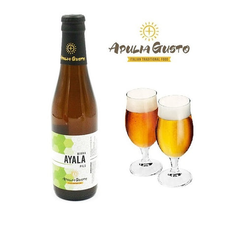 Birra Ayala Bionda in confezione da 33 cl. - 0958100622 - Ean 8056646720026 Birra Artigianale 