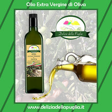 Carica l&#39;immagine nel visualizzatore di Gallery, Il migliore Olio EVO si trova in Puglia bottiglia da 250 ml. di Olio Extra vergine di Oliva te lo portiamo direttamente a casa tua con tante altre Delizie della Puglia
