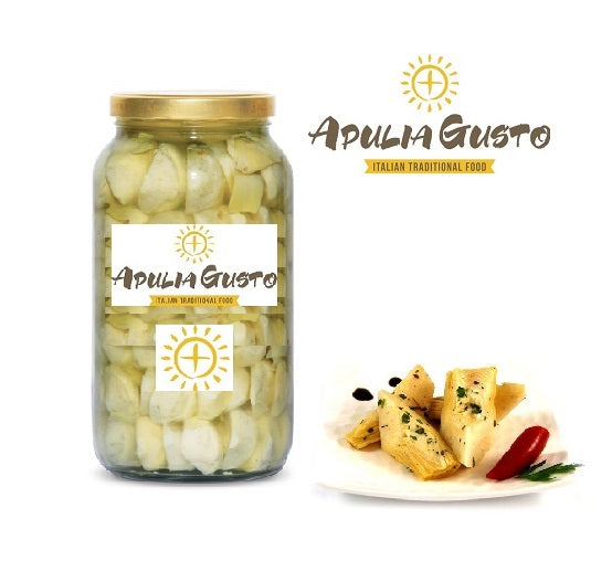 Spicchi di Carciofo teneri e saporiti croccanti Delizie della Puglia - 0958100202