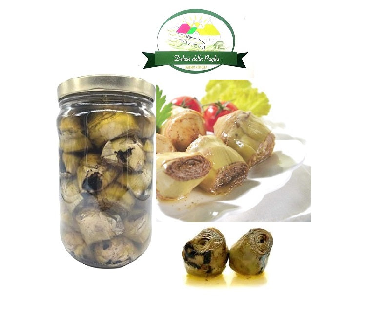 Carciofi grigliati interi Delizia della terra di Puglia 0958100203 da Apuliagusto