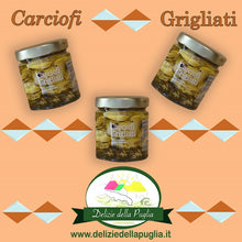 Carica l&#39;immagine nel visualizzatore di Gallery, ecco i Favolosi i Carciofi Sottolio di Puglia Grigliati in Olio extra vergine di oliva Evo vere Delizie della Puglia e Prodotti tipici Pugliesi 8033866853178
