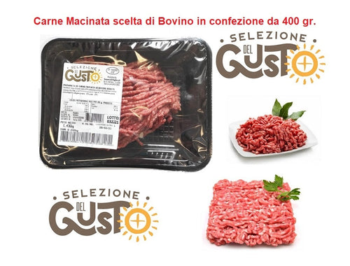 La Carne Macinata scelta di Bovino da circa 400 gr. - 0958100330 una Selezione del Gusto e Delizie e Sapori di Puglia