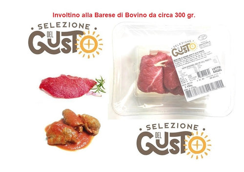 Involtino la Brasciola alla Pugliese con carne di Bovino circa 300 gr. - 0958100303 da Selezione del Gusto e Delizie della Puglia