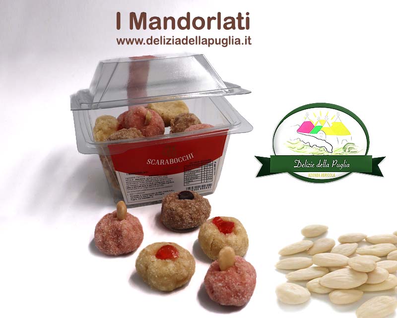 I Marzapane Mandorlati di pasta reale di mandorle della Terra di Puglia vere Delizie della Puglia perfetti come idea regalo