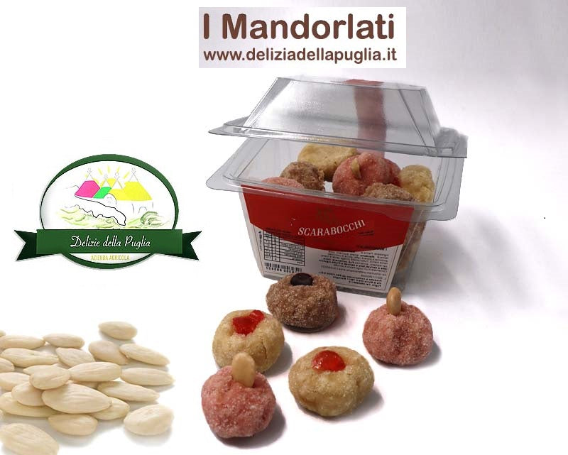 I Mandorlati di pasta reale sono Marzapane di pasta reale di mandorle della Terra di Puglia vere Delizie della Puglia perfetti come idea regalo