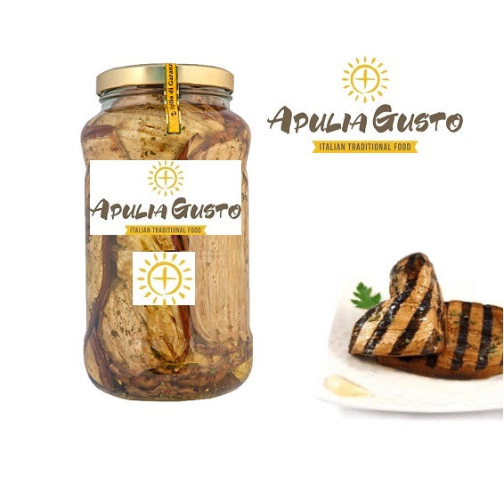 Melanzane grigliate Pugliesi in olio di semi confezione vetro da ml 3100 - 0958100210 