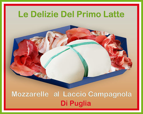 Ottima la Mozzarella al Laccio Fior di Latte Pugliese, la Campagnola, prodotto caseario una vera Delizia della Puglia