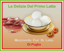 Carica l&#39;immagine nel visualizzatore di Gallery, La Mozzarella Fior di Latte Pugliese prodotto caseario una vera Delizia della Puglia

