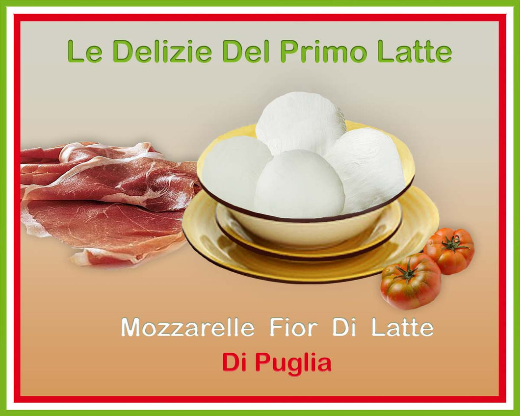 La Mozzarella Fior di Latte Pugliese prodotto caseario una vera Delizia della Puglia