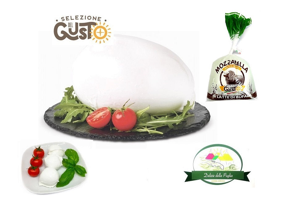 La Mozzarella con Latte di Bufala in Busta da Kg. 1 è una vera Delizia della Puglia - 0958100529 da Selezione del Gusto