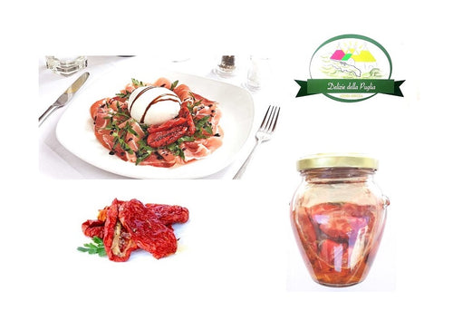 Pomodori secchi in olio di semi da ml 314 - 0958100201 le Delizie della Puglia - Lillo