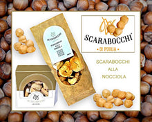 Carica l&#39;immagine nel visualizzatore di Gallery, Scarabocchi di Puglia alla nocciola Taralli Dolci lavorati con maestria semplici e genuini sono Delizie della terra di Puglia da S&amp;C FOOD Srl

