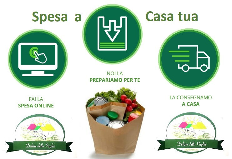 Spesa a Casa - innovativo servizio Spesa a Casa con le Delizie della Puglia