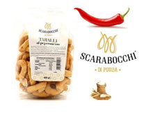 Carica l&#39;immagine nel visualizzatore di Gallery, Taralli Pugliesi al Peperoncino  400 gr. - 0958200052 da Scarabocchi di Puglia una Delizia della Puglia a Bisceglie
