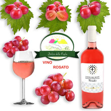 Carica l&#39;immagine nel visualizzatore di Gallery, Vini Rosati pregiati di Puglia il Vino rosato Pugliese Castel del Monte una vera Delizia della Puglia il vino rosè
